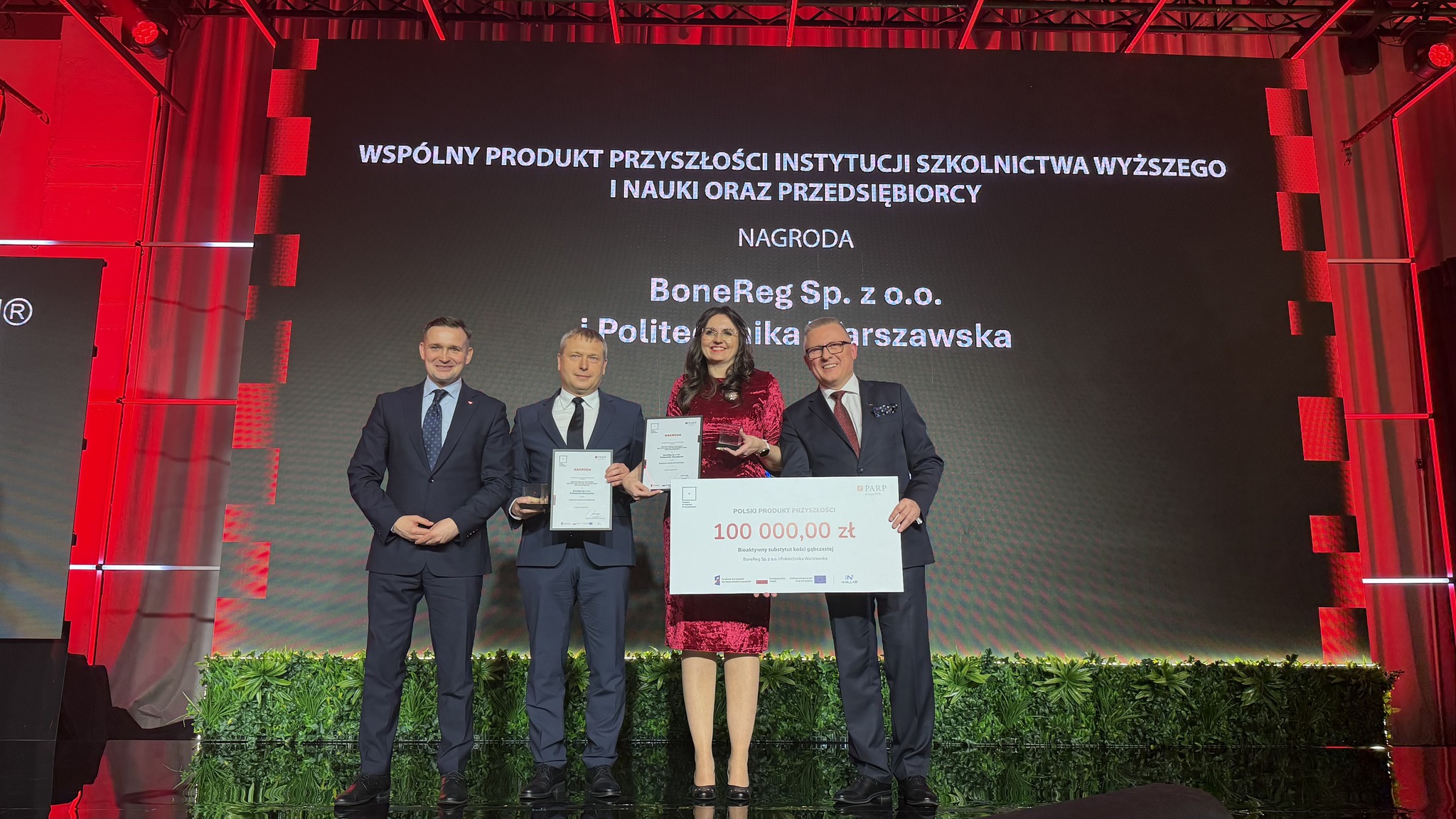 Read more about the article The main prize awarded to BoneReg Sp. z o.o. in the 26th edition of the “Polish Product of the Future” competition